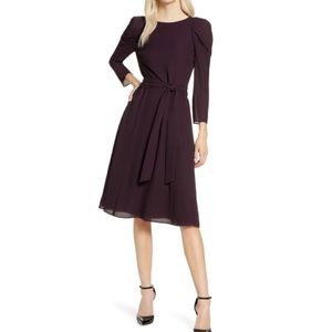 Chelsea28 bracelet sleeve fit & flare dress
